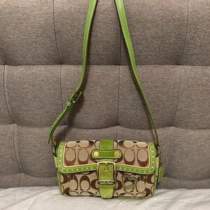 Vintage coach Y2K signature crossbody bag